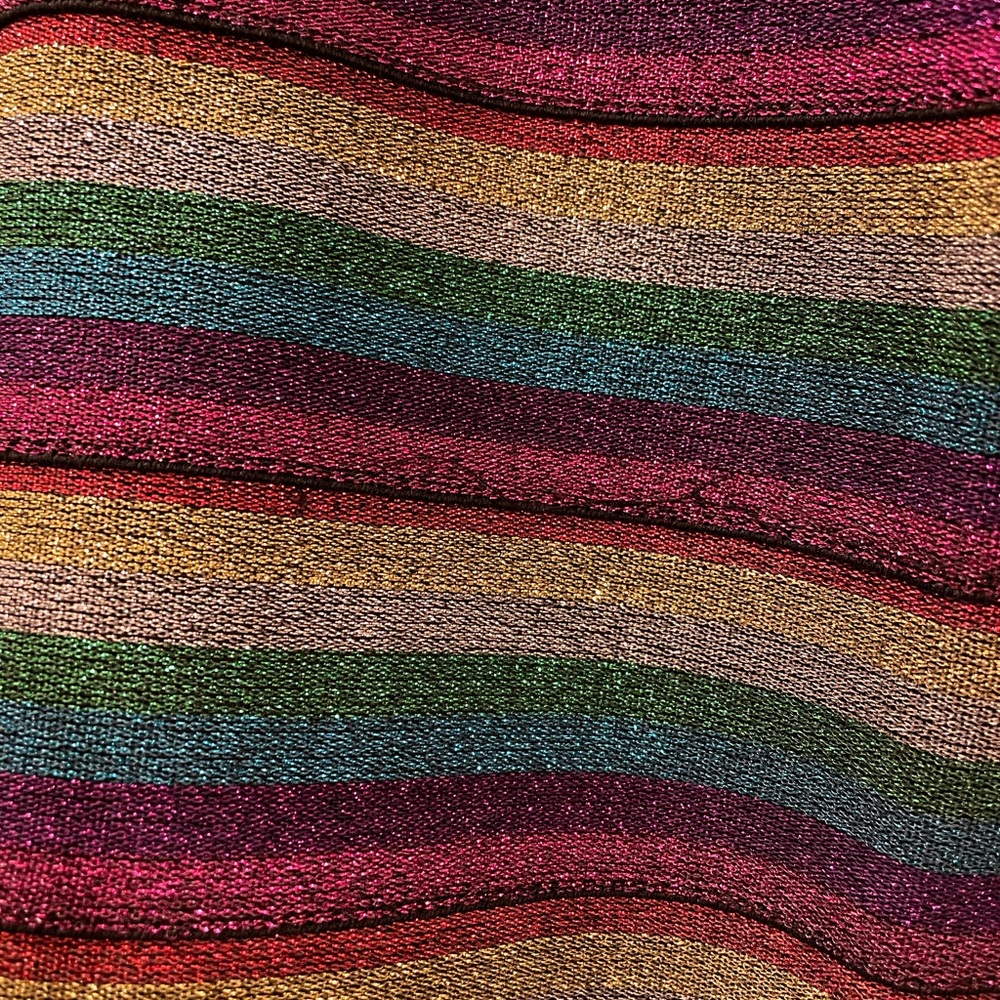 Nasty Gal Rainbow Metallic Bandage Skirt - Picture 2 of 2